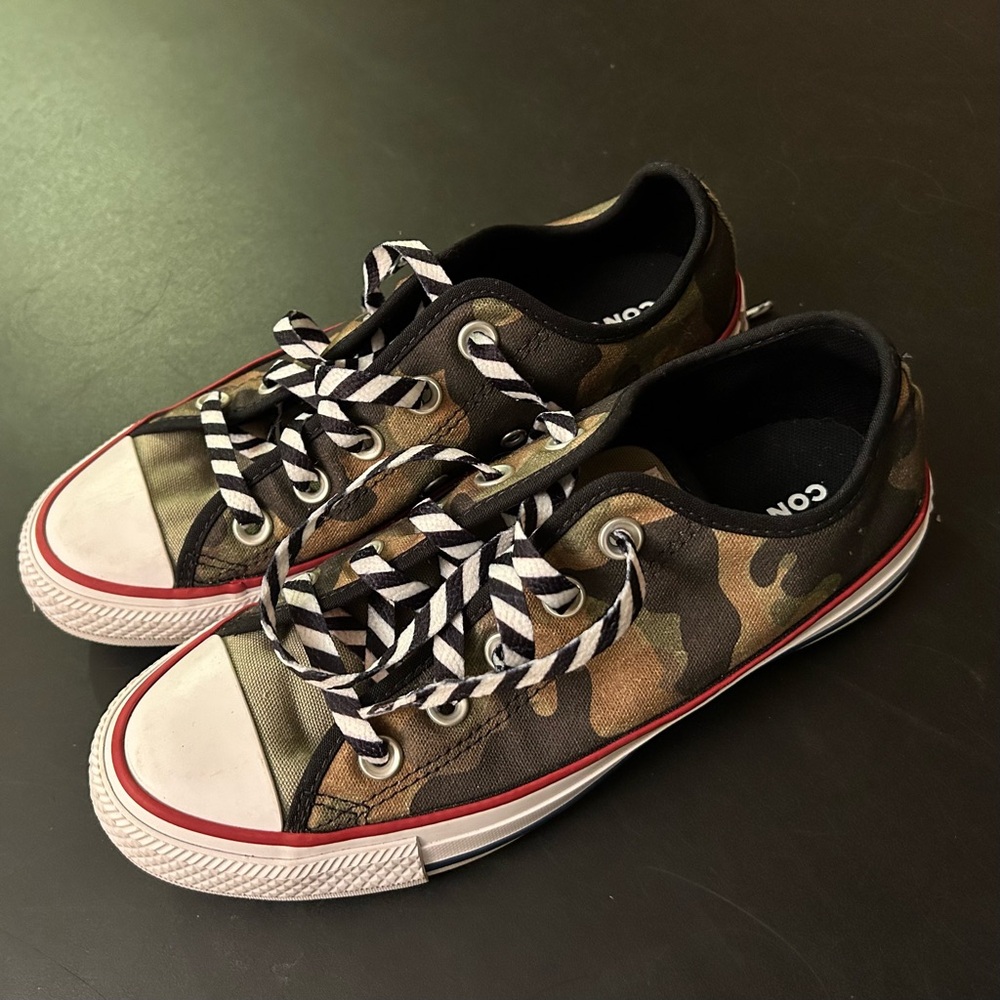 New without box Converse All Star Camouflage Shoes Size US 6 UK 4